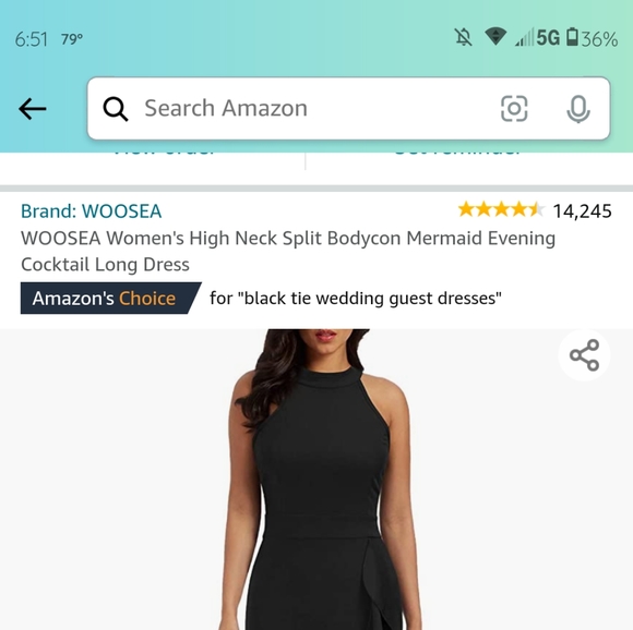 Evening Cocktail Dress - Picture 6 of 6